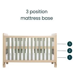 Tutti Bambini Kuba Cot Bed – Pickled Oak/Sage Weave 19 Tutti Bambini Kuba Cot Bed – Pickled Oak/Sage Weave -Baby Products Shop 567UJ