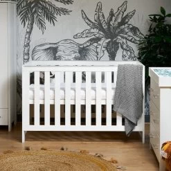 Obaby Nika Cot Bed White Wash