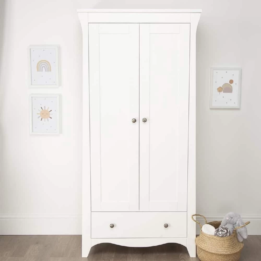 CuddleCo Clara 3 Piece Nursery Set With Mattress – White 8 CuddleCo Clara 3 Piece Nursery Set With Mattress – White - Image 6