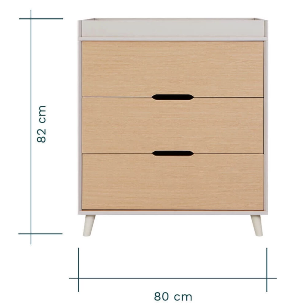 Tutti Bambini Fika 2 Piece Room Set – Light Oak/White Sand 6 Tutti Bambini Fika 2 Piece Room Set – Light Oak/White Sand - Image 4