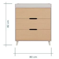 Tutti Bambini Fika 3 Piece Room Set – Light Oak/White Sand -Baby Products Shop BDNFJMGTKY