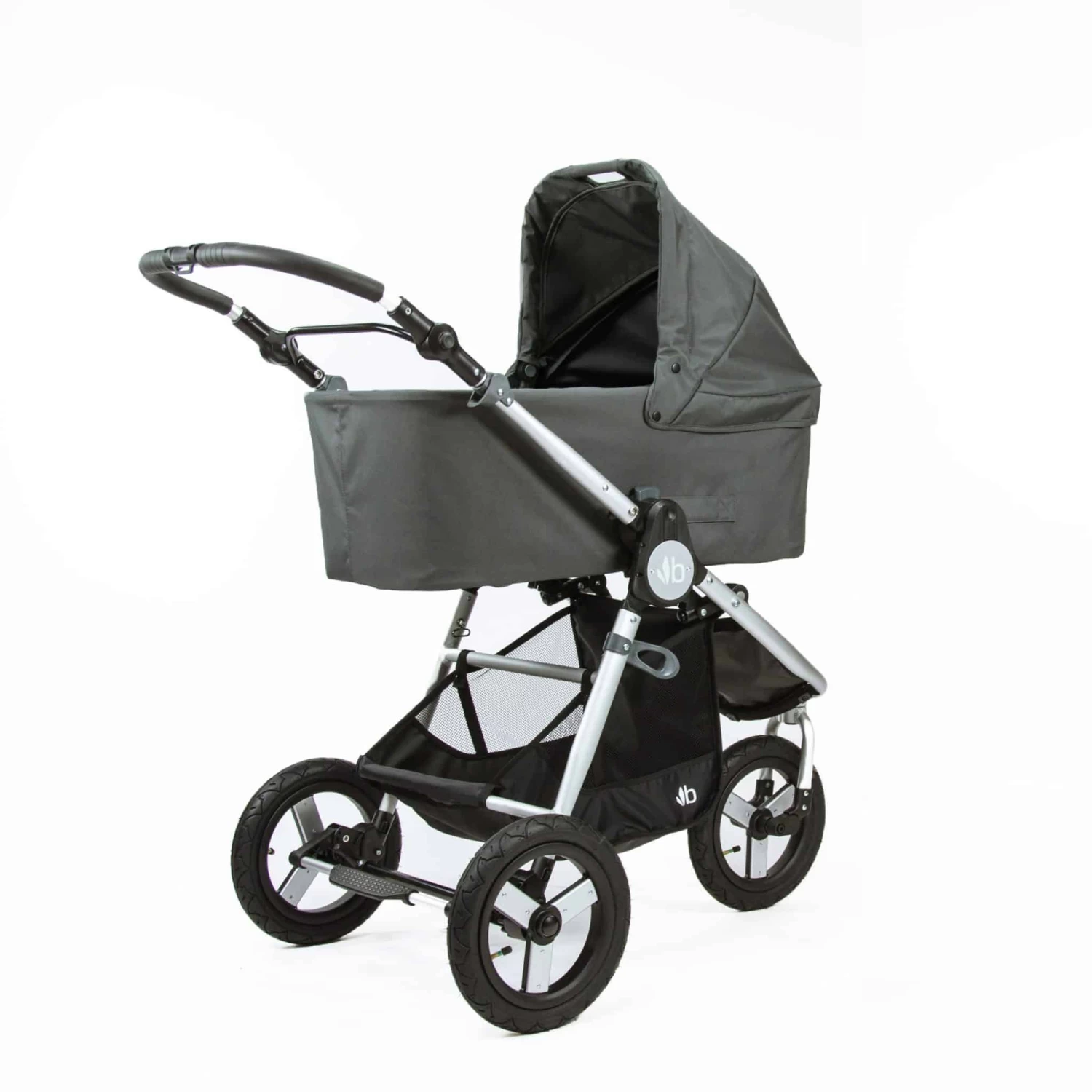 Bumbleride Single Stroller Carrycot – Dawn Grey 4 Bumbleride Single Stroller Carrycot – Dawn Grey - Image 2