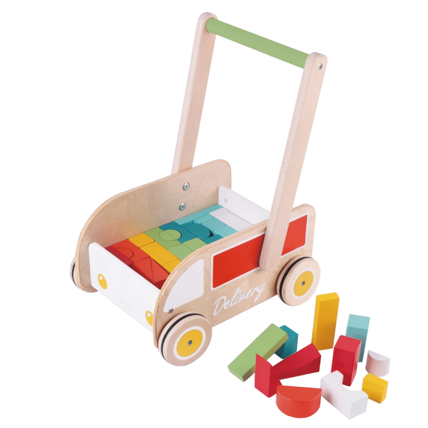 Classic World Delivery Truck Walker With Blocks 3 Classic World Delivery Truck Walker With Blocks