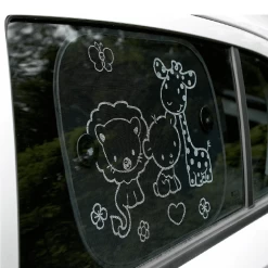 Car Safety Essentials Kit 15 Car Safety Essentials Kit -Baby Products Shop CLIPPASAFE AUTO SAFARI FUN SUN SCREENS BLACK WHITE1 Copy