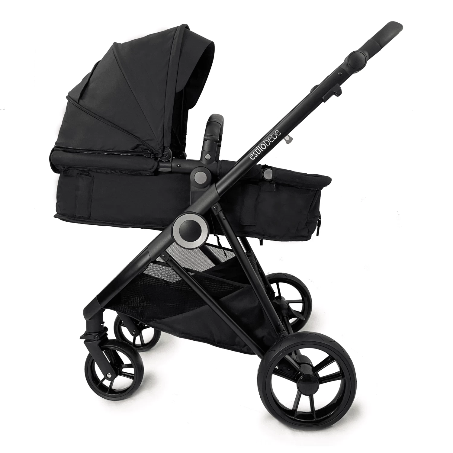 Estilo Bebe Otter Pram And Pushchair – Midnight Black 4 Estilo Bebe Otter Pram And Pushchair – Midnight Black - Image 2
