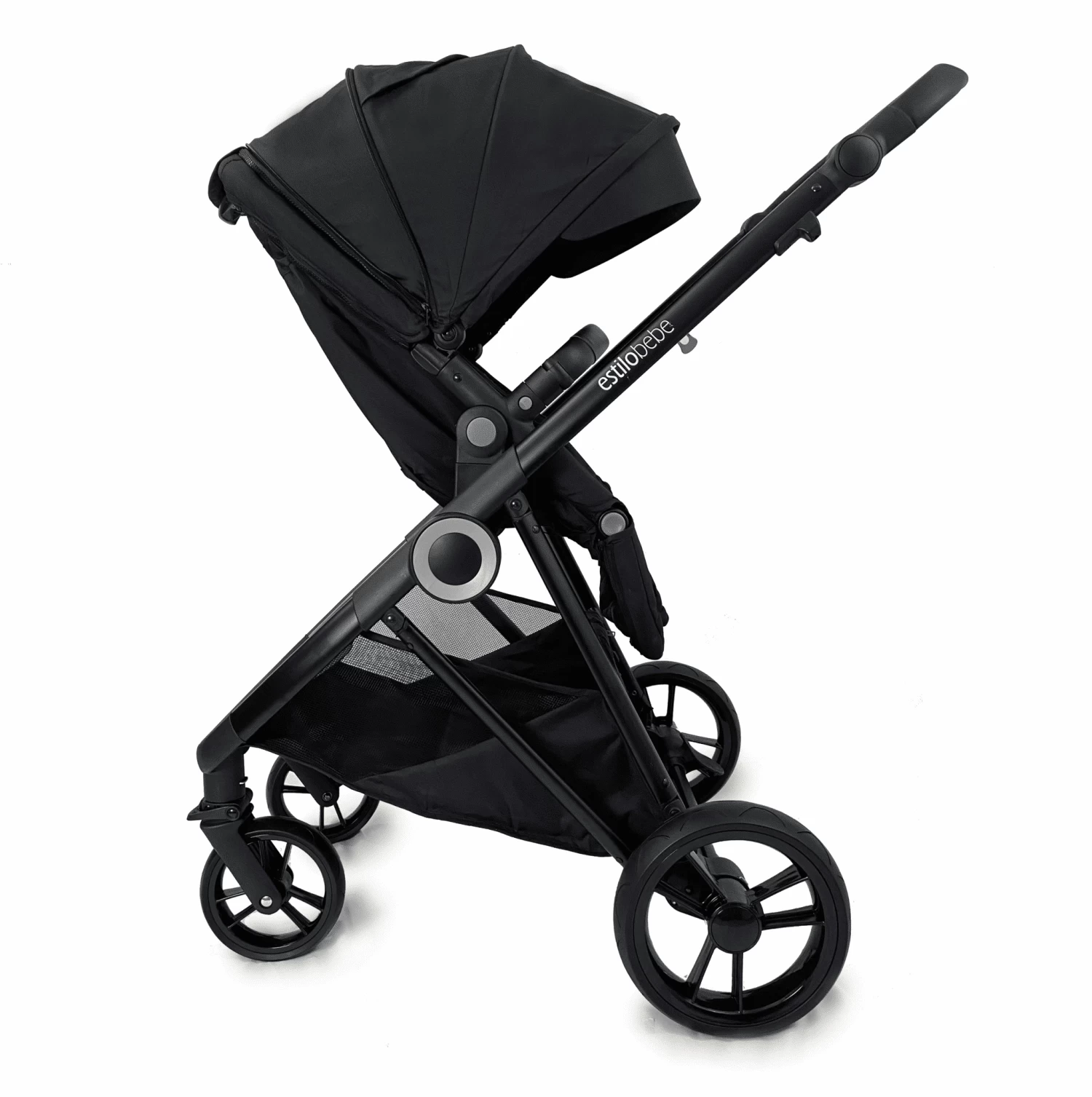 Estilo Bebe Otter Pram And Pushchair – Midnight Black 5 Estilo Bebe Otter Pram And Pushchair – Midnight Black - Image 3