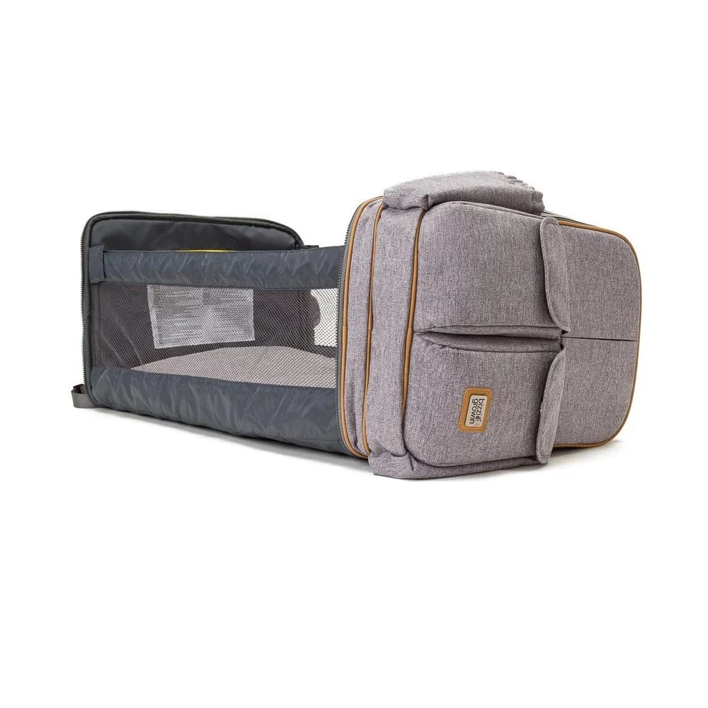Bizzi Growin Baby Travel Crib Changing Rucsac Windsor Grey 4 Bizzi Growin Baby Travel Crib Changing Rucsac Windsor Grey - Image 2