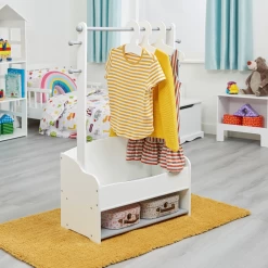 Liberty House Toys Hanging Rail With Extra Storage