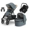 UPPAbaby VISTA V3 Travel System Dillian + Maxi Cosi Cabriofix + Optional Base
