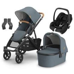 UPPAbaby VISTA V3 Travel System Dillian + Maxi Cosi Cabriofix + Optional Base