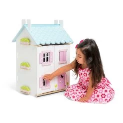 Le Toy Van Bluebird Dolls House With Furniture 10 Le Toy Van Bluebird Dolls House With Furniture -Baby Products Shop Le Toy Van Blue Bird Cottage with furniture 3