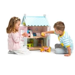 Le Toy Van Bluebird Dolls House With Furniture 11 Le Toy Van Bluebird Dolls House With Furniture -Baby Products Shop Le Toy Van Blue Bird Cottage with furniture 4