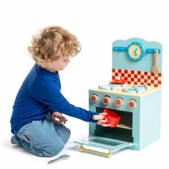 Le Toy Van Orginal Kitchen Oven And Cooker Set -Baby Products Shop Le Toy Van Oven and Hob Set Blue 4