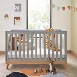 Babymore Mona 4in1 2 Piece Nursery Room Set – Grey -Baby Products Shop Mona 3 Piece Room Set GREY 3 scaled 1