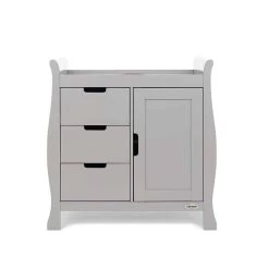 Obaby Stamford Sleigh Changing Unit β Warm Grey