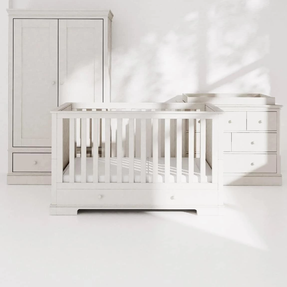 Mamas & Papas Oxford 5 Piece Nursery Room Set – Pure White 7 Mamas & Papas Oxford 5 Piece Nursery Room Set – Pure White - Image 5