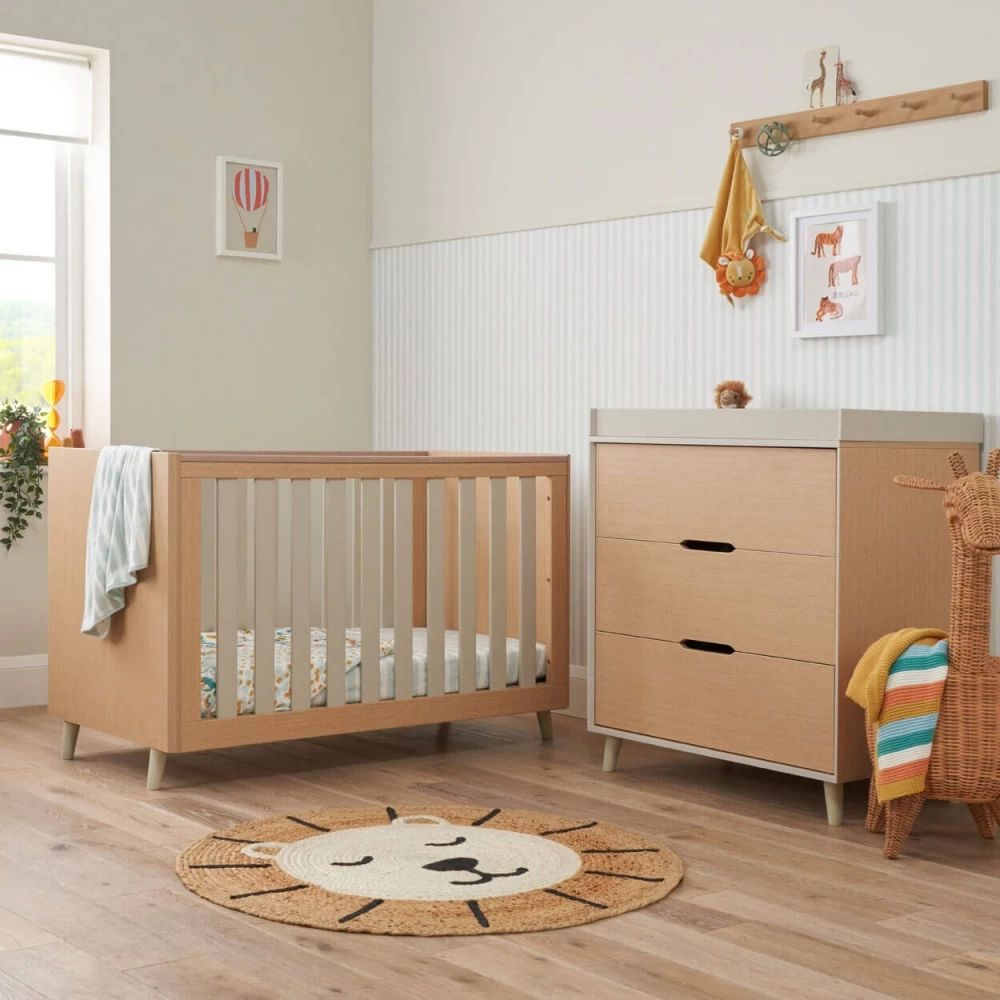 Tutti Bambini Fika 2 Piece Room Set – Light Oak/White Sand 3 Tutti Bambini Fika 2 Piece Room Set – Light Oak/White Sand