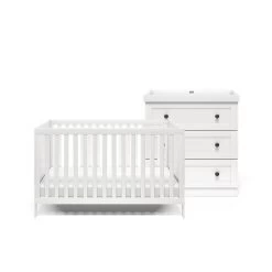 Silver Cross Bromley 2 Piece Room Set – White