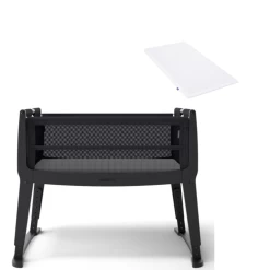 Obaby Maya 4in1 5 Piece Nursery Room Set/Shelf/Mattress – Slate -Baby Products Shop SnuzPod Studio Bedside Crib with mattress Brooklyn Graphite