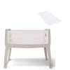 SnuzPod Studio Bedside Crib With Mattress Oslo Grey