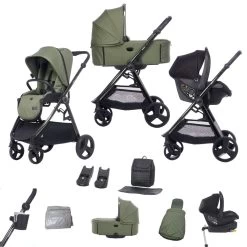 Didofy Stargazer 11 Piece Maxi Cosi Isofix Travel System Bundle – Green