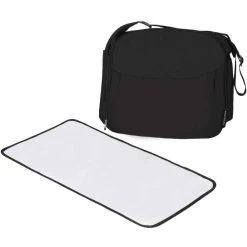 Ickle Bubba Stomp V4 All In One Isofix Travel System – Midnight Chrome -Baby Products Shop Stomp V3 i Size All in One with Isofix Silver Frame Black changing bag