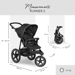 Hauck Runner 2 – Black -Baby Products Shop TTT