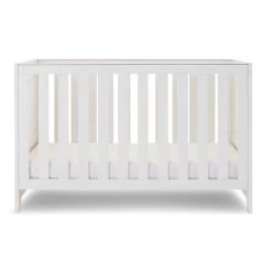 Obaby Nika Cot Bed White Wash -Baby Products Shop TUTUT