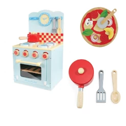 Le Toy Van Oven And Hob Blue With Pizza