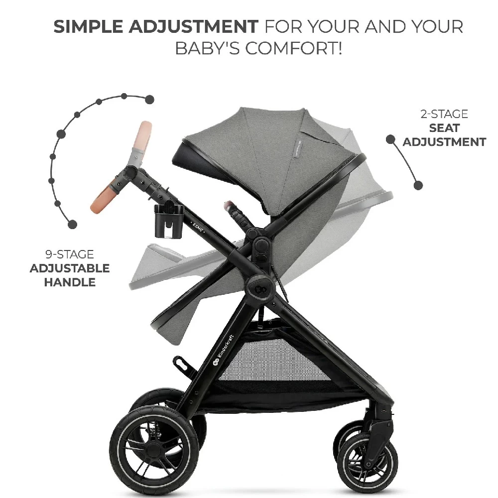 Kinderkraft ESME Travel System Grey 7 Kinderkraft ESME Travel System Grey - Image 5