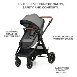 Kinderkraft ESME Travel System Grey 22 Kinderkraft ESME Travel System Grey -Baby Products Shop VDHRTY67
