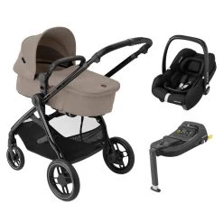Maxi-Cosi Zelia 3 Luxe I-Size Travel System – Twillic Truffle