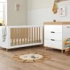 Tutti Bambini Fika 2 Piece Room Set – White/Light Oak -Baby Products Shop VZDGhRTUS