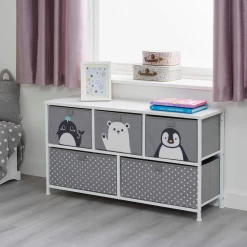 Liberty House Toys Arctic 5 Drawer Kids Storage Chest