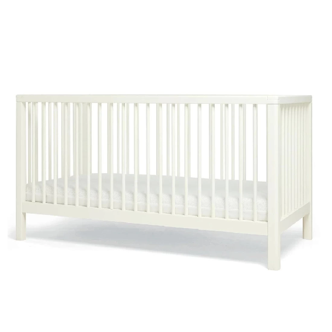 Mamas & Papas Solo Cot Bed And Mattress – White 3 Mamas & Papas Solo Cot Bed And Mattress – White