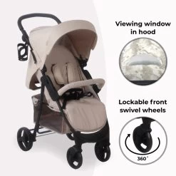 My Babiie Plus Pushchair – Oatmeal -Baby Products Shop asder