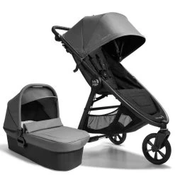 Baby Jogger City Mini GT2 Stroller And Carrycot Stone Grey