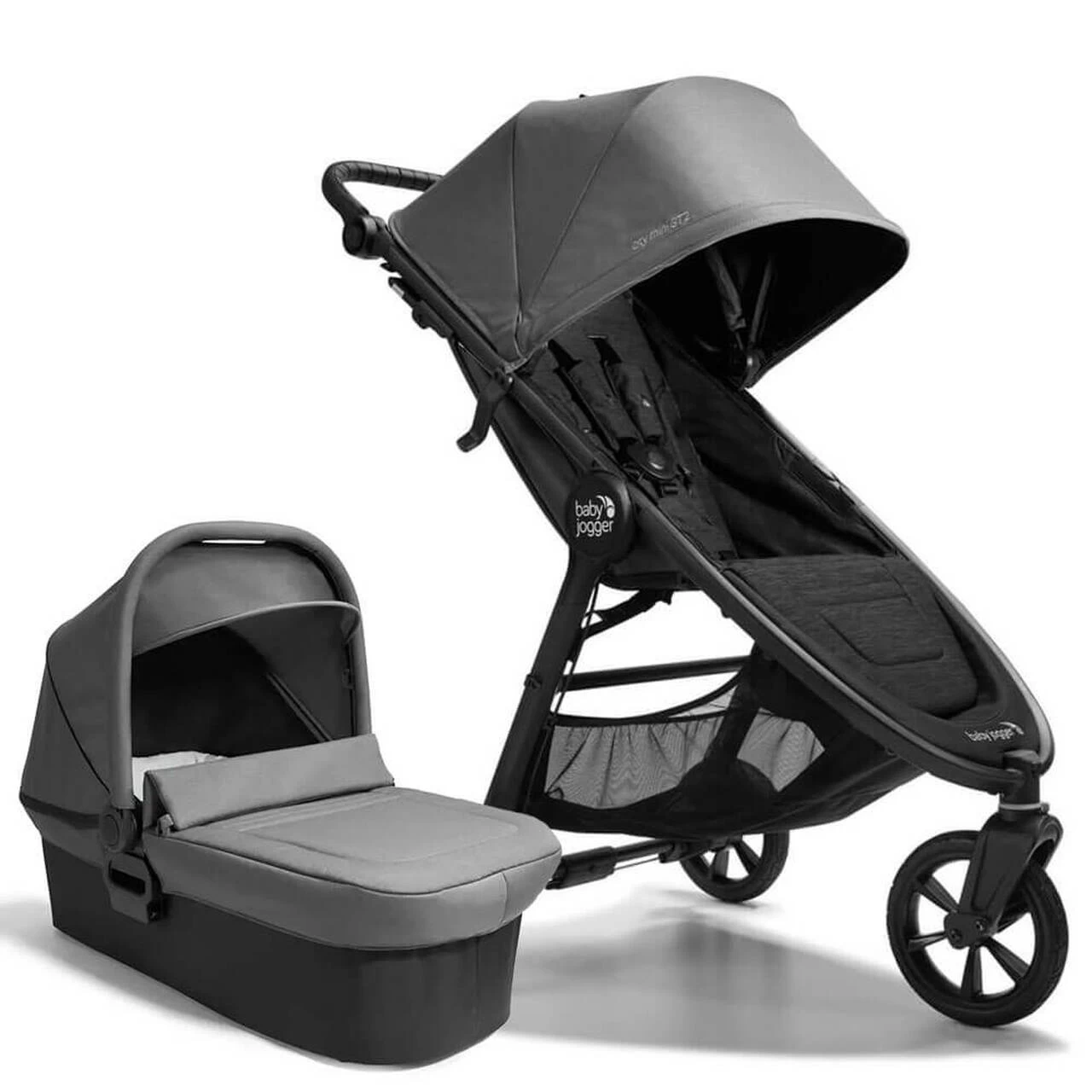Baby Jogger City Mini GT2 Stroller And Carrycot Stone Grey 3 Baby Jogger City Mini GT2 Stroller And Carrycot Stone Grey