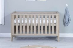 Babymore Luno Cot Bed – Oak