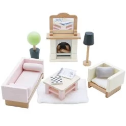 Le Toy Van Doll House Sitting Room Furniture