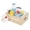 Le Toy Van Cheese And Dairy Wooden Market Crate -Baby Products Shop cheese crate scaled 1