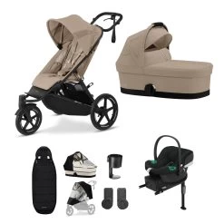 Cybex AVI Spin 10 Piece Bundle – Almond Beige