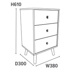 Liberty House Toys Bedroom 3 Drawer Cabinet 12 Liberty House Toys Bedroom 3 Drawer Cabinet -Baby Products Shop dfhrtuyi6