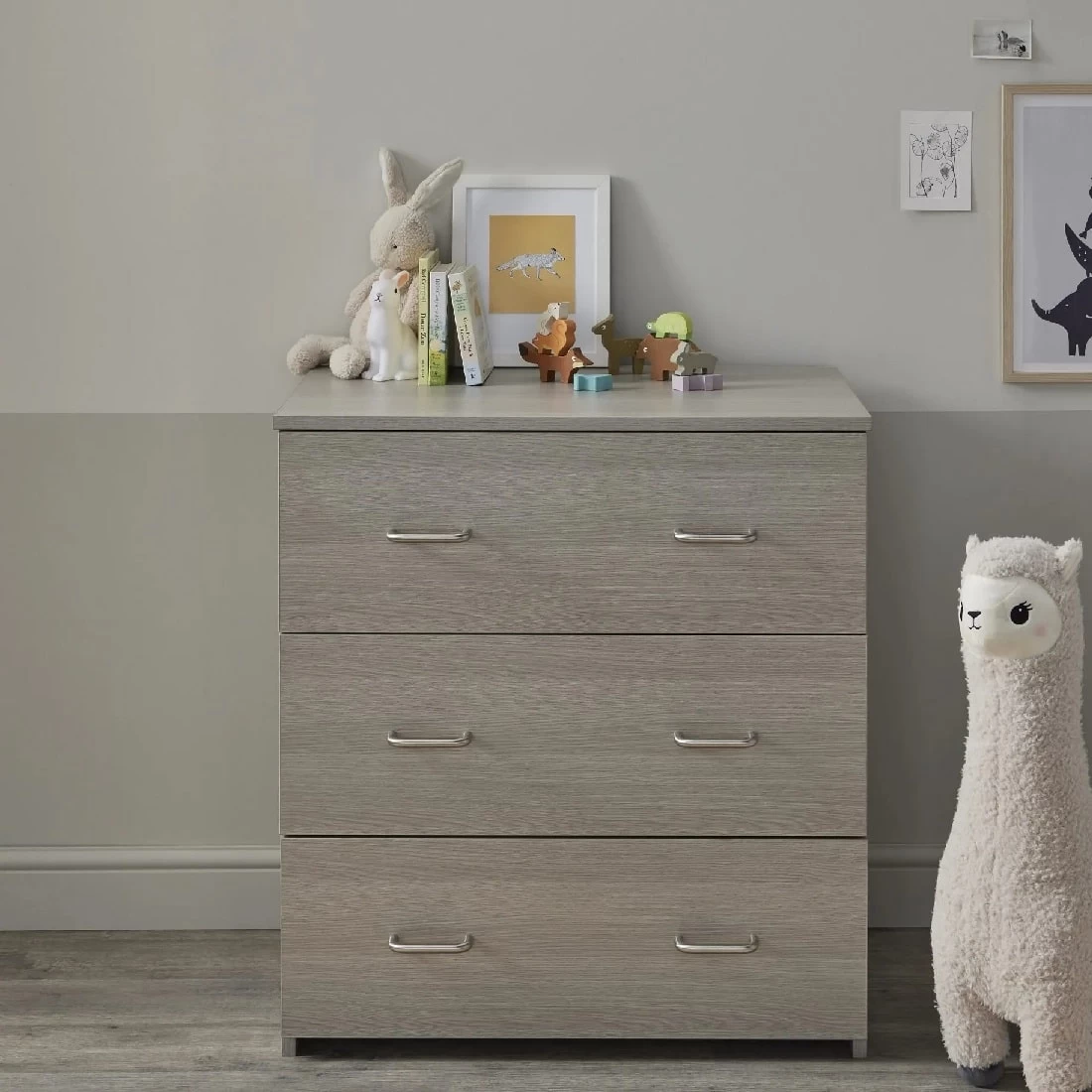 Babymore Caro 4-1 Cot Bed 3 Piece Nursery Set – Grey Wash 12 Babymore Caro 4-1 Cot Bed 3 Piece Nursery Set – Grey Wash - Image 10