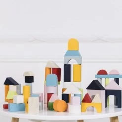 Le Toy Van 60 Building Blocks And Cotton Bag 12 Le Toy Van 60 Building Blocks And Cotton Bag -Baby Products Shop dry64