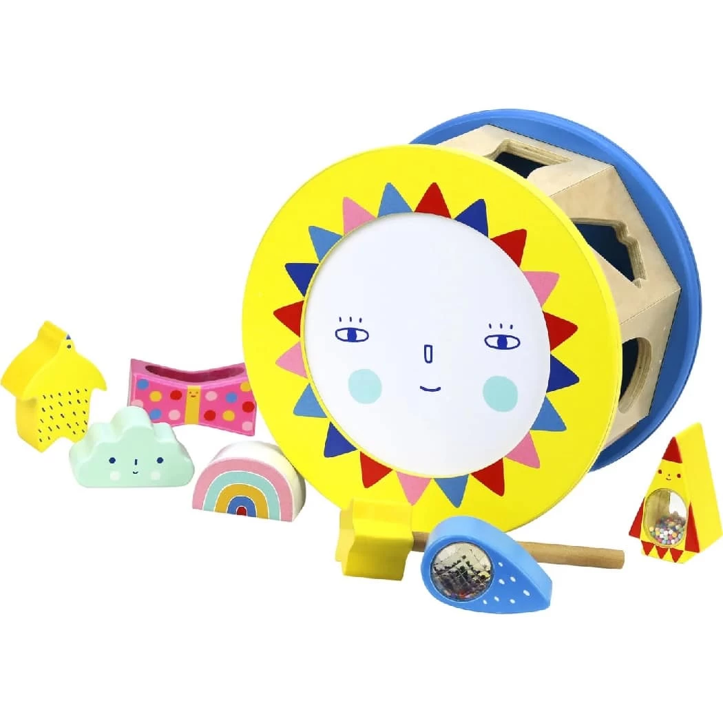 Vilac Night And Day Shape Sorter 3 Vilac Night And Day Shape Sorter