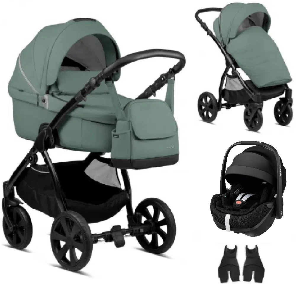 Noordi Fjordi Leather 3 In 1 Maxi Cosi Pebble 360 Pro 2 Travel System – Sage Green 3 Noordi Fjordi Leather 3 In 1 Maxi Cosi Pebble 360 Pro 2 Travel System – Sage Green