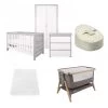 Tutti Bambini Modena 6 Piece Room Set Bundle – Grey Ash/White -Baby Products Shop et46 1