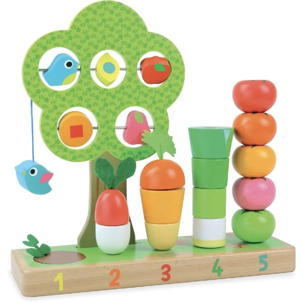 Vilac I Learn Counting Vegetables 3 Vilac I Learn Counting Vegetables