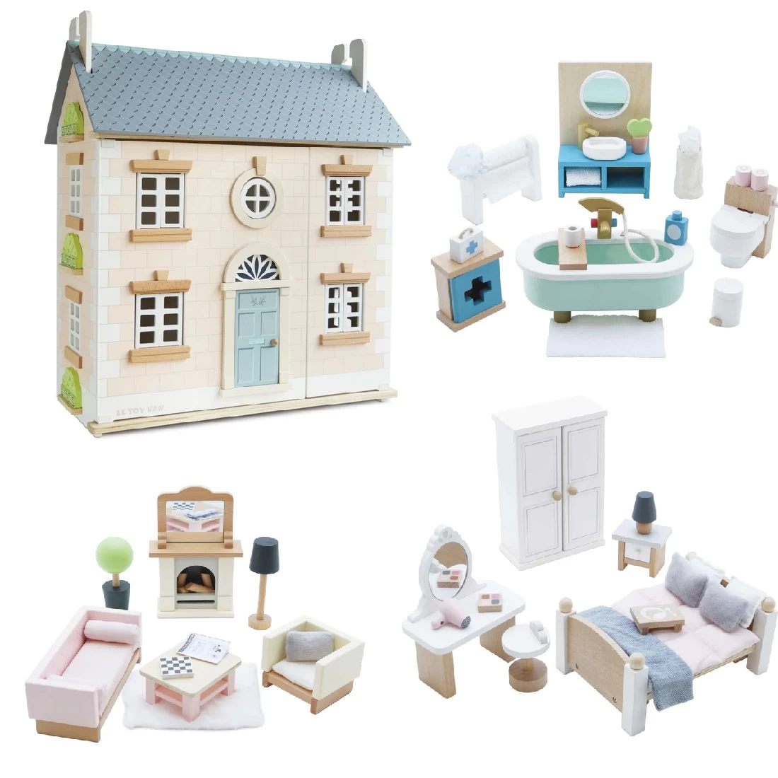 Le Toy Van Bay Tree Doll House With Furniture 3 Le Toy Van Bay Tree Doll House With Furniture